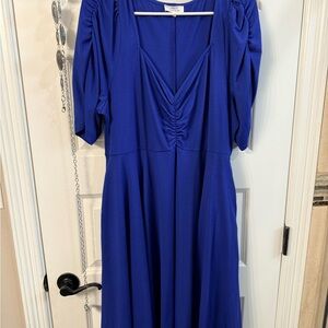Amazon Royal Blue Midi Dress
